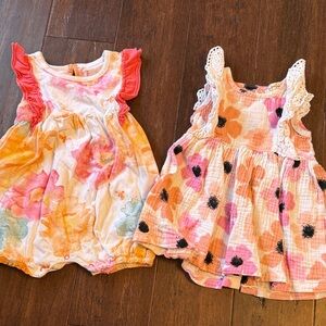 Burt’s Bees and Jessica Simpson Dress and Romper